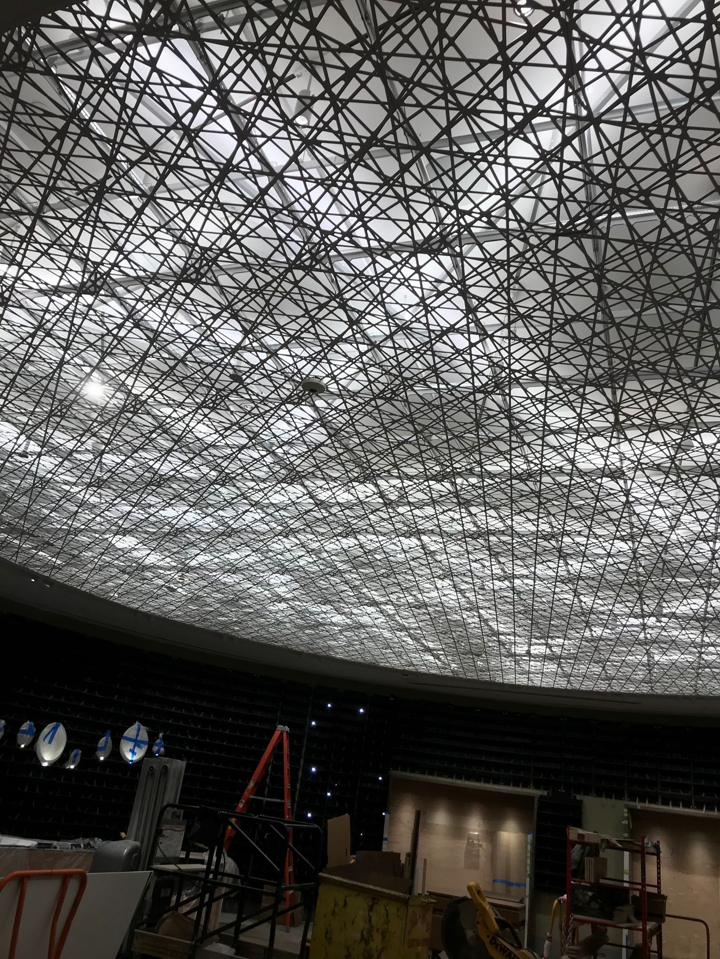 Sculpted feature ceiling at Convene