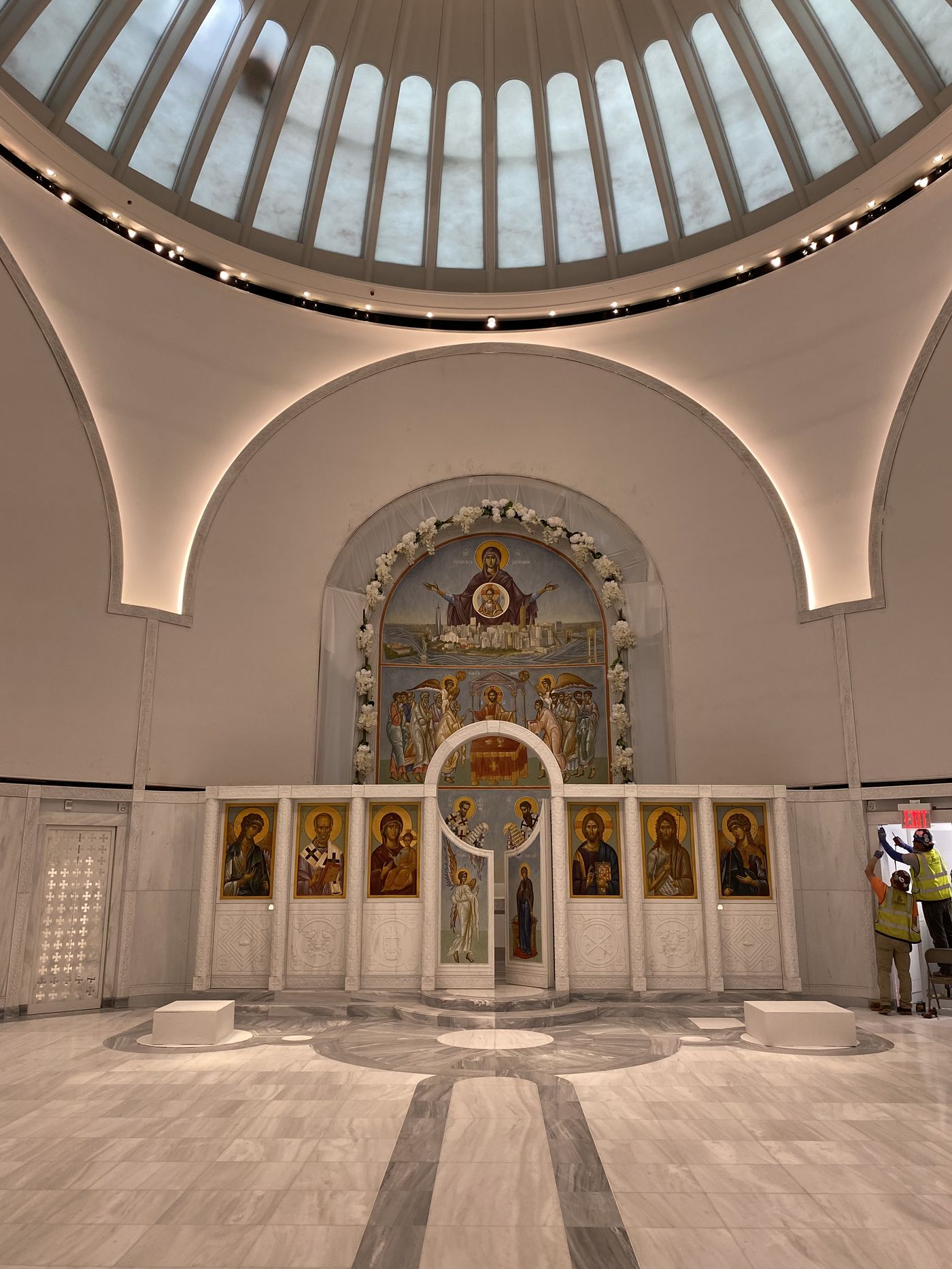 Interior of St. Nicholas Greek Orthodox Church, World Trade Center