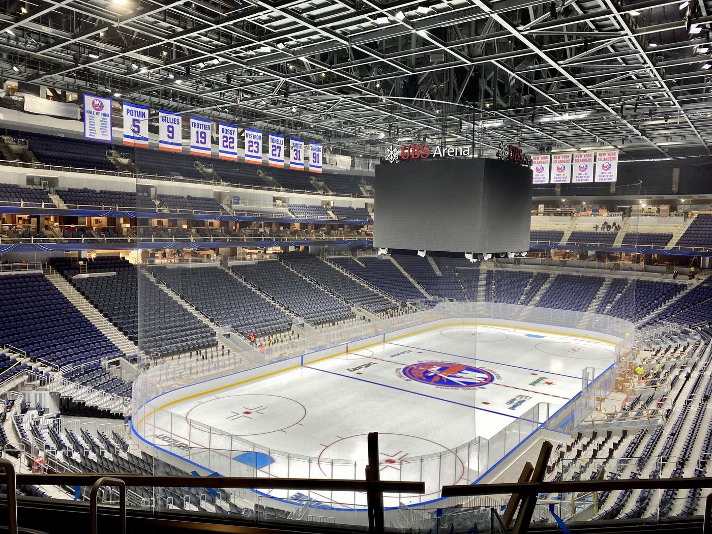 UBS Arena interior